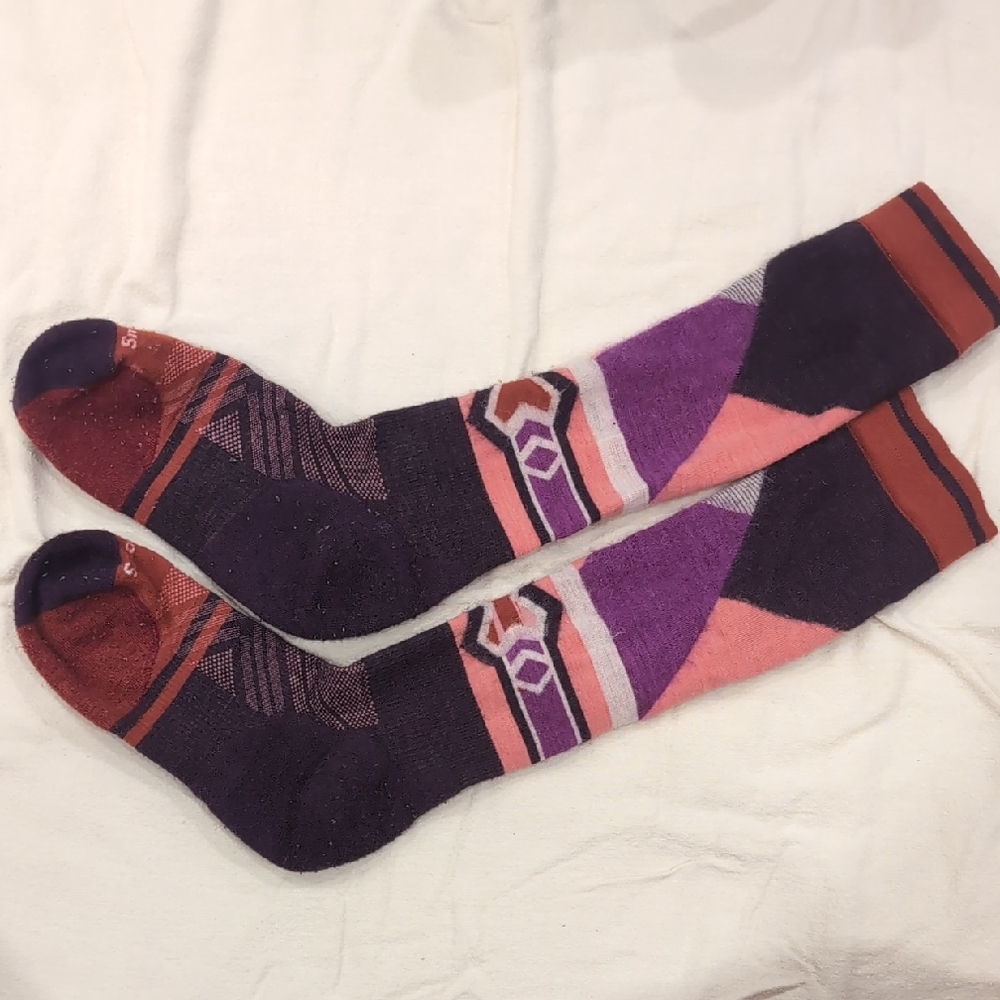 Colorful Geometric Women's SmartWool Socks